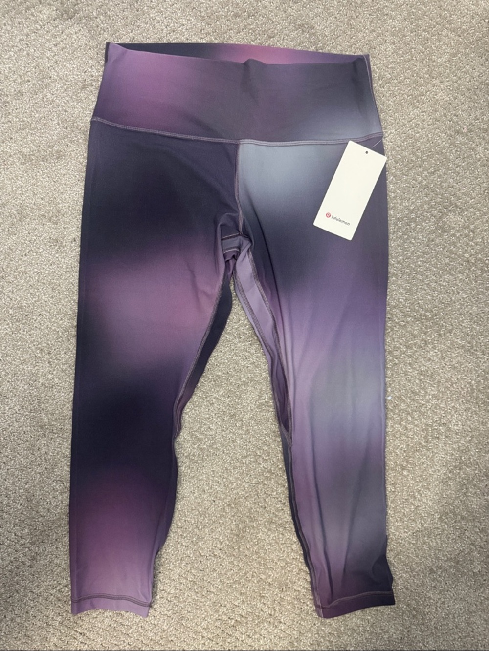 NWT Lululemon Women’s Purple Ombré Align 25” HR Pant Legging Sz 14